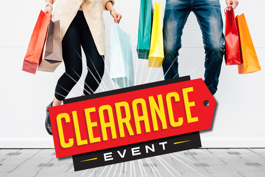 Sign up for our new Clearance Deals alerts!